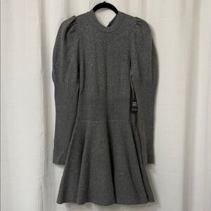 NWT Express Elegant Gray Dress
